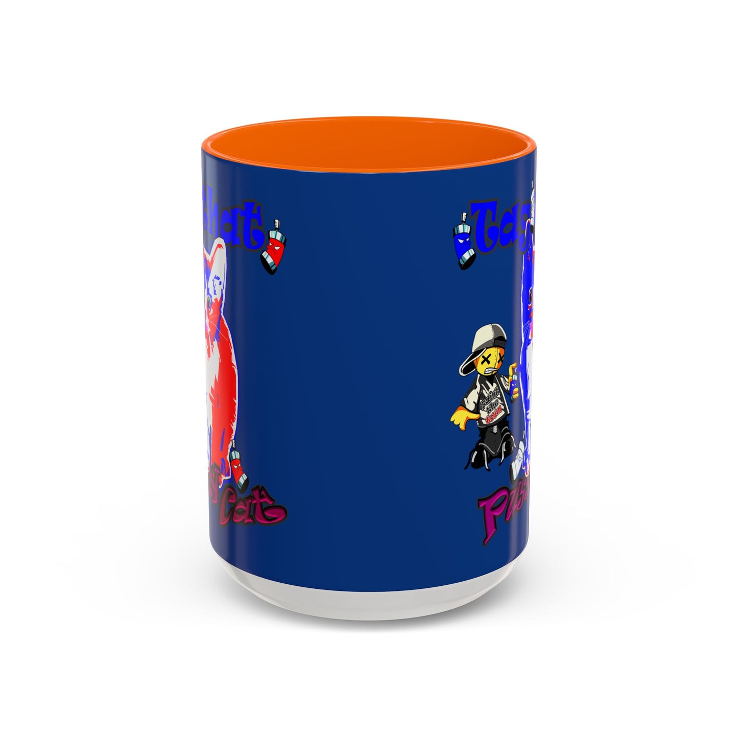 tag that - Accent Mug (dark blue)