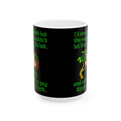 turtle race - White Mug (black)