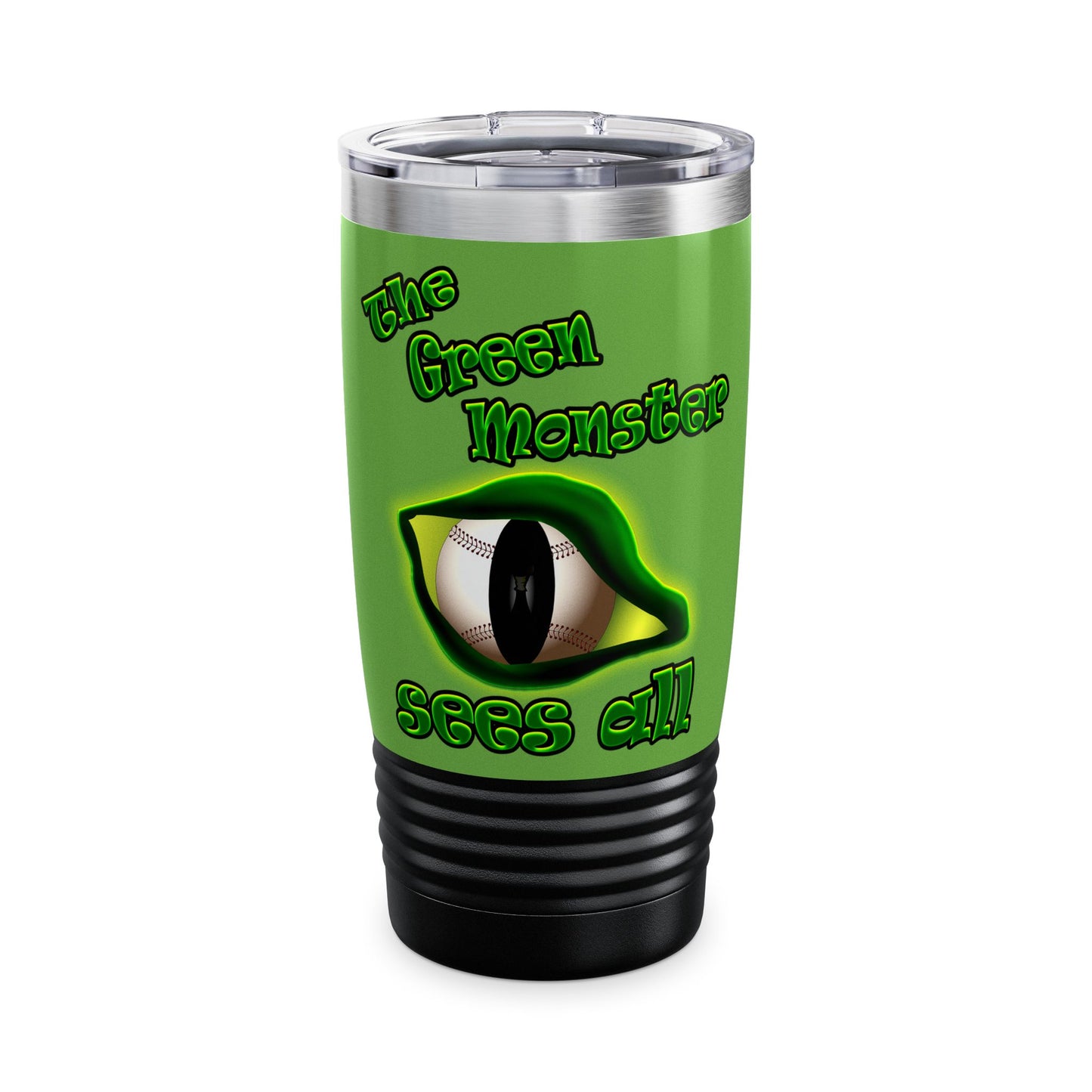 green monster - Ringneck Tumbler, 20oz (green)