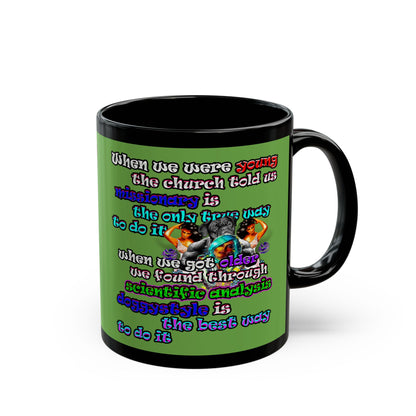doggystyle - Black Mug (green)