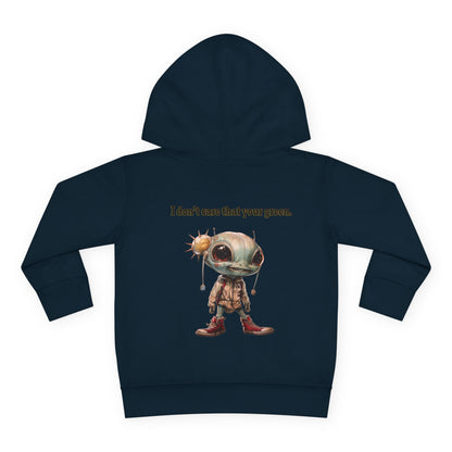 I don't care that your grey - Toddler Pullover Fleece Hoodie