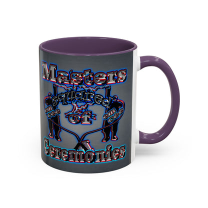 em cee squared - Accent Mug (grey-light grey)