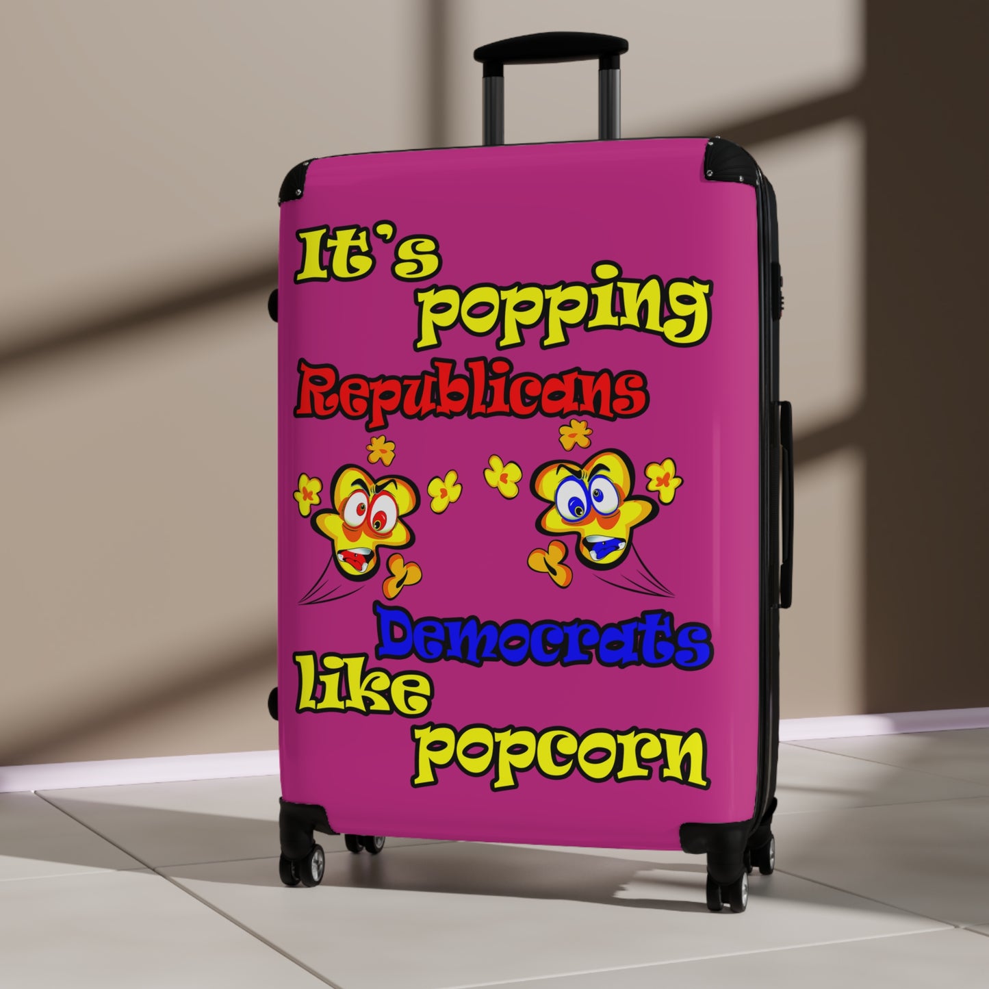 popping like popcorn - Suitcase (pink)