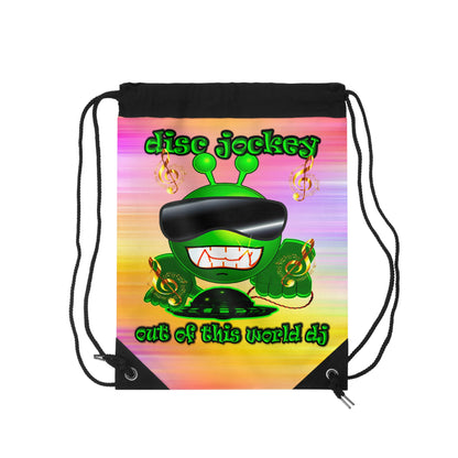 disc jockey - Drawstring Bag (color blur)