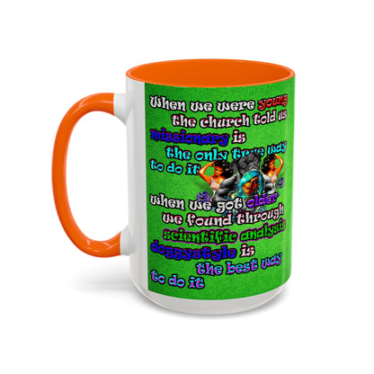 doggystyle - Accent Mug (green turf)