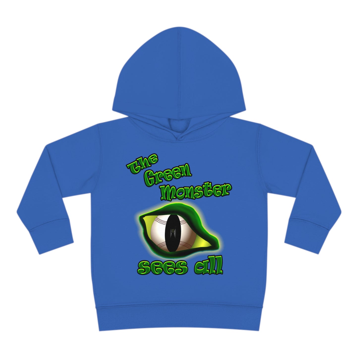 green monster - Toddler Pullover Fleece Hoodie