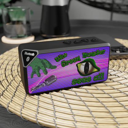 green monster - Jabba Bluetooth Speaker (purple-pink wave)