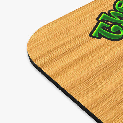 green monster - Mouse Pad (Rectangle) (butterscotch wood finish)
