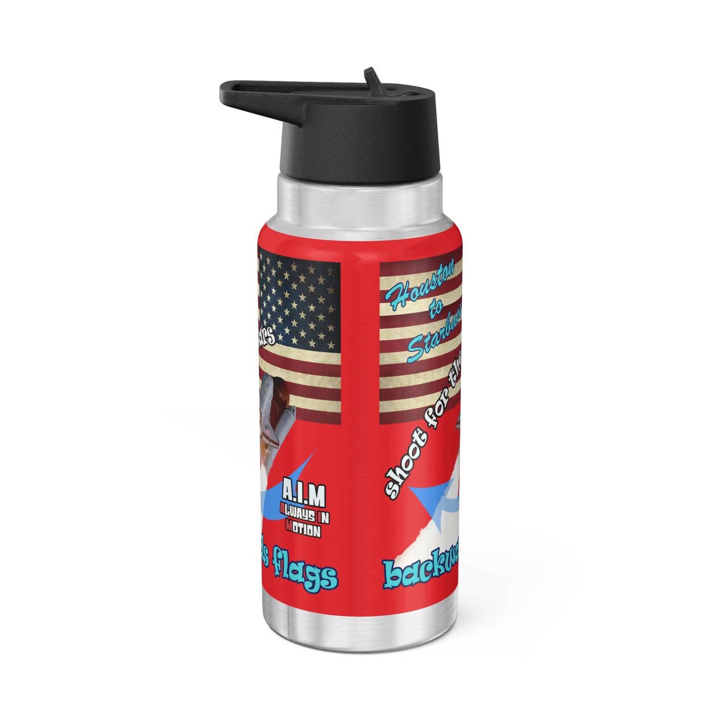 shoot for the stars - Gator Tumbler, 32oz (red)