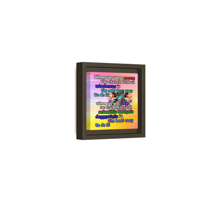 doggystyle - framed canvas art (color blur)
