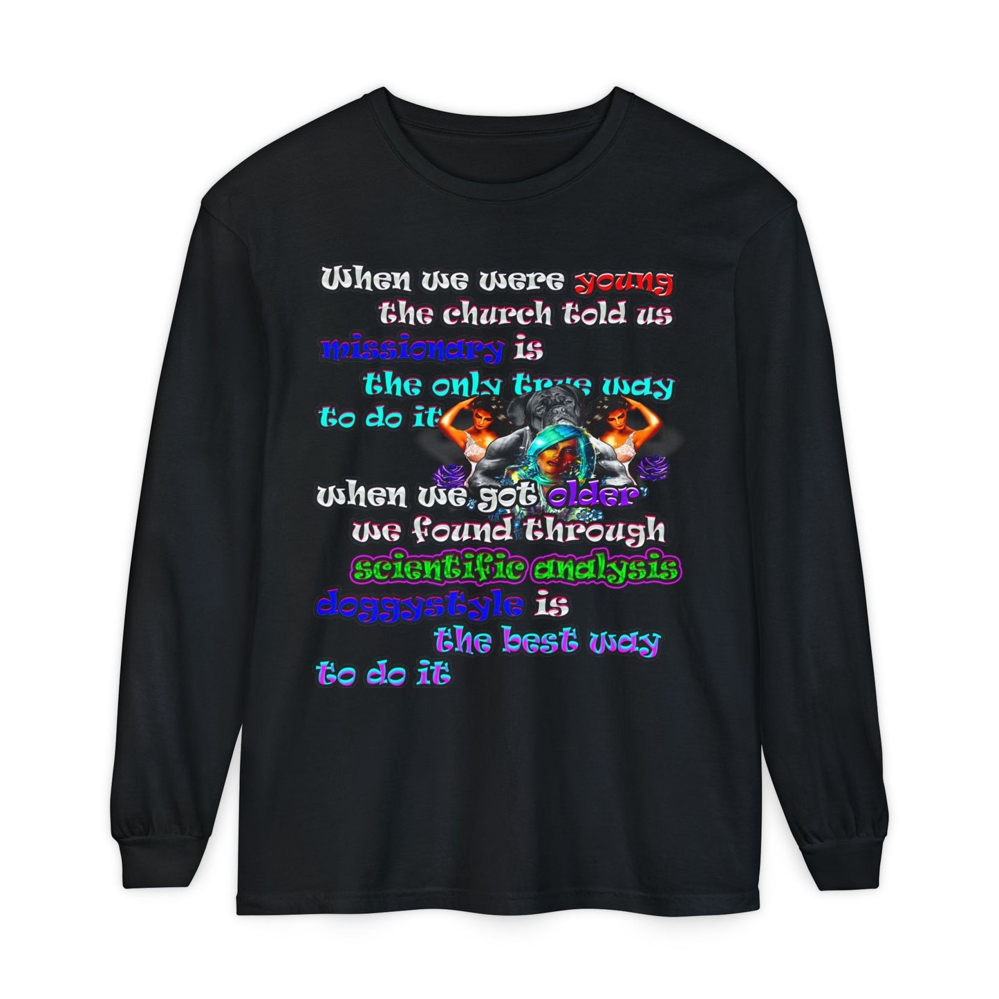 doggystyle - Unisex Garment-dyed Long Sleeve T-Shirt