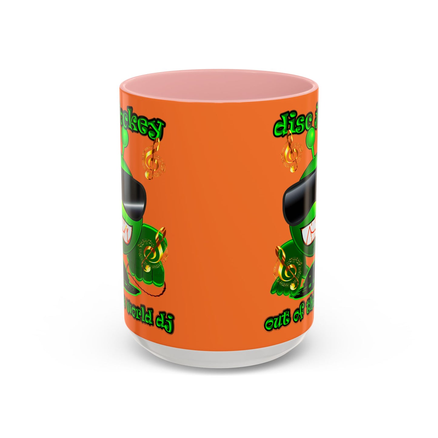disc jockey - Accent Mug (crusta)
