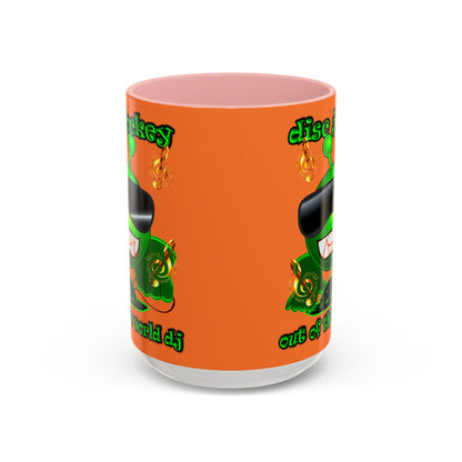 disc jockey - Accent Mug (crusta)
