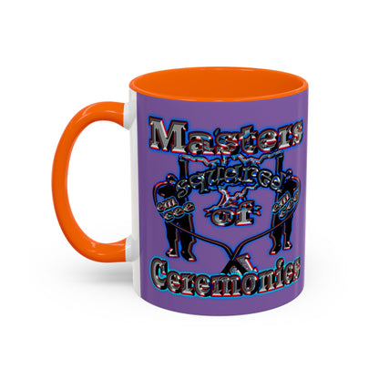 em cee squared - Accent Mug (light purple)