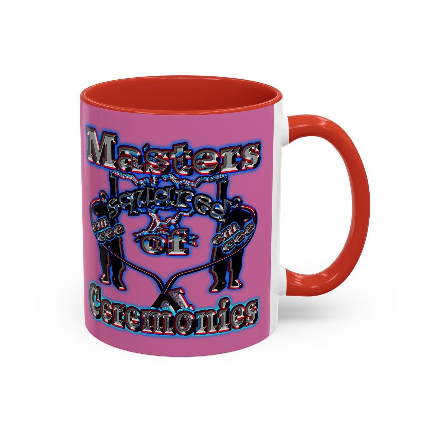 em cee squared - Accent Mug (light pink)