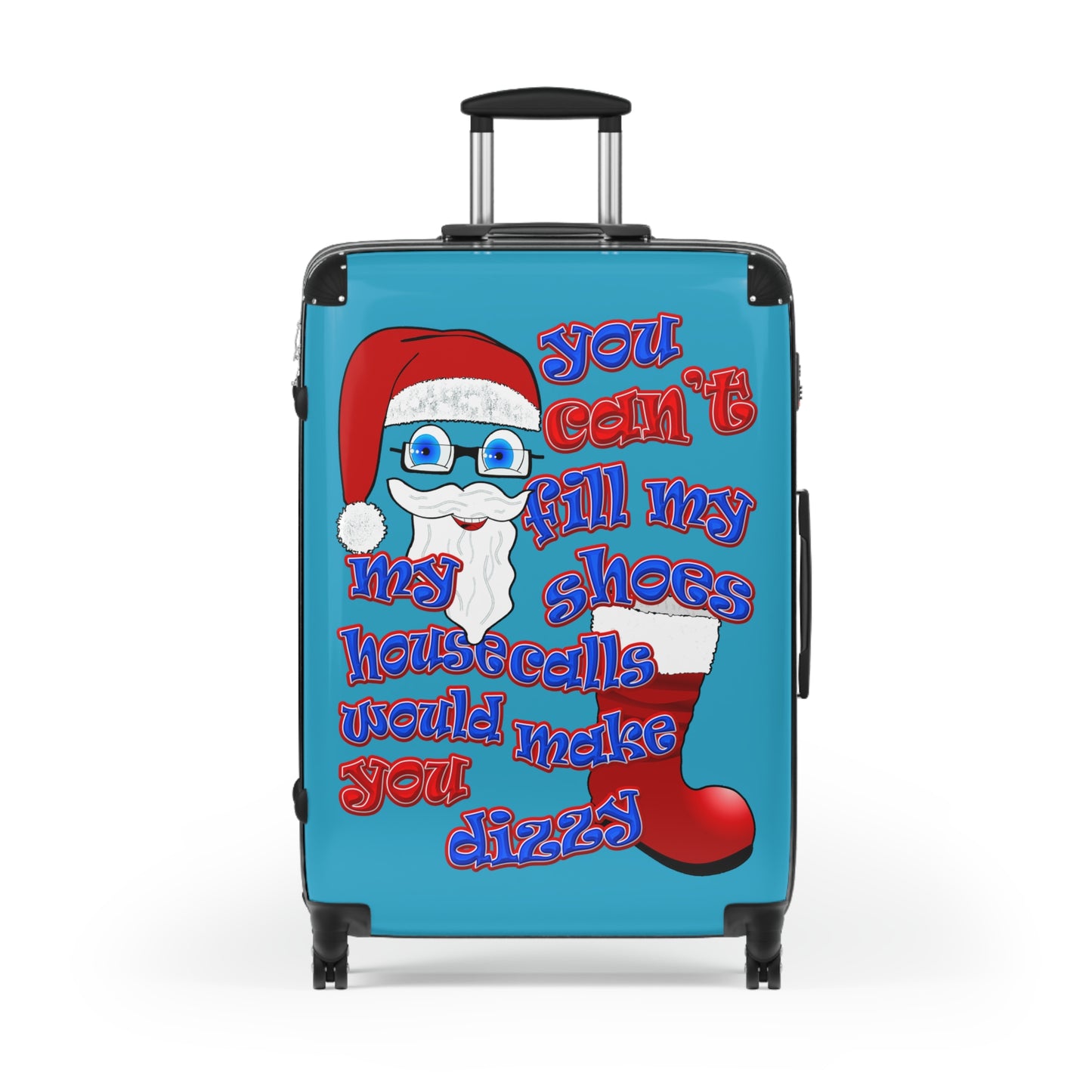 santa's shoes - Suitcase (turquoise)