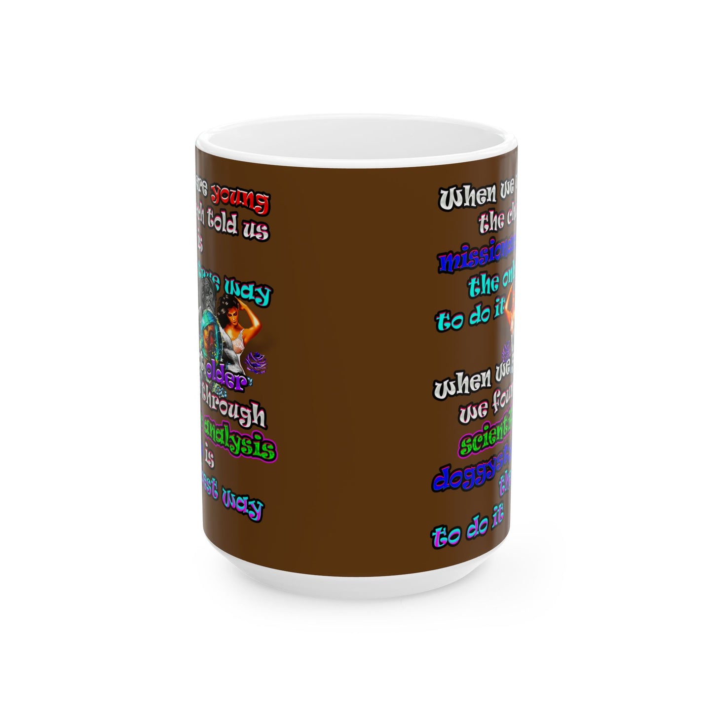 doggystyle - White Mug (brown)