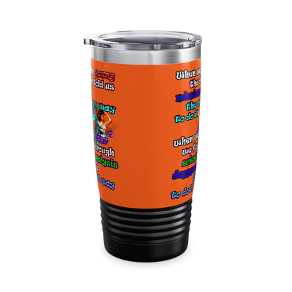 doggystyle - Ringneck Tumbler, 20oz (orange)