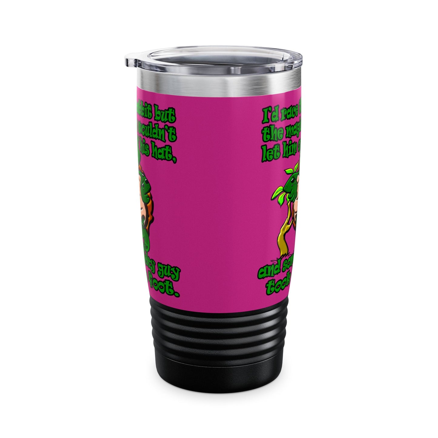 turtle race - Ringneck Tumbler, 20oz (pink)