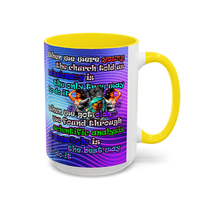 doggystyle - Accent Mug (purple wave)