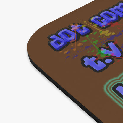drop the beat - Mouse Pad (Rectangle) (brown)
