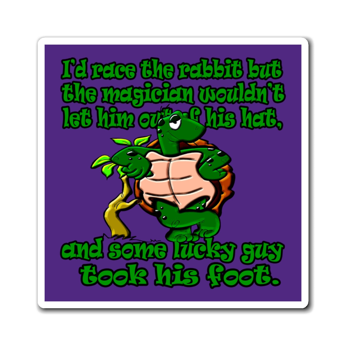 turtle race - Magnets - (purple)
