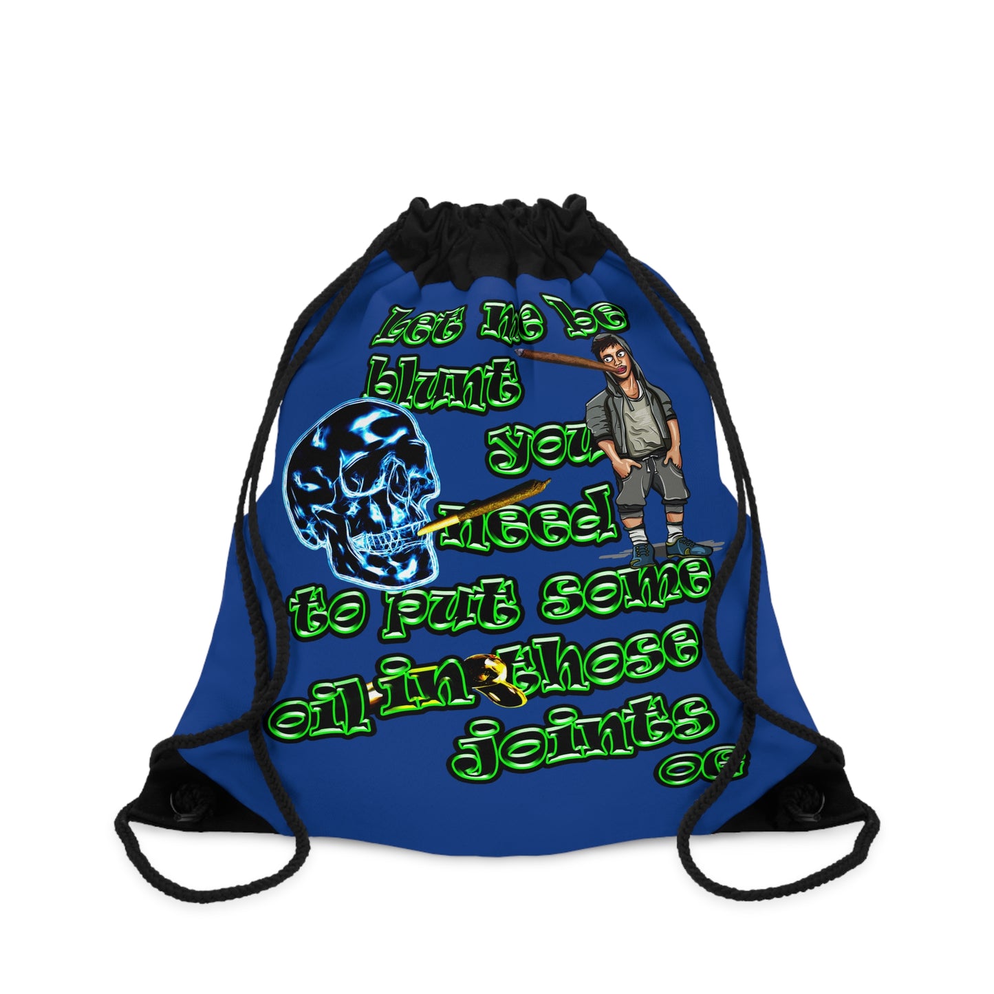 og - Drawstring Bag (dark blue)