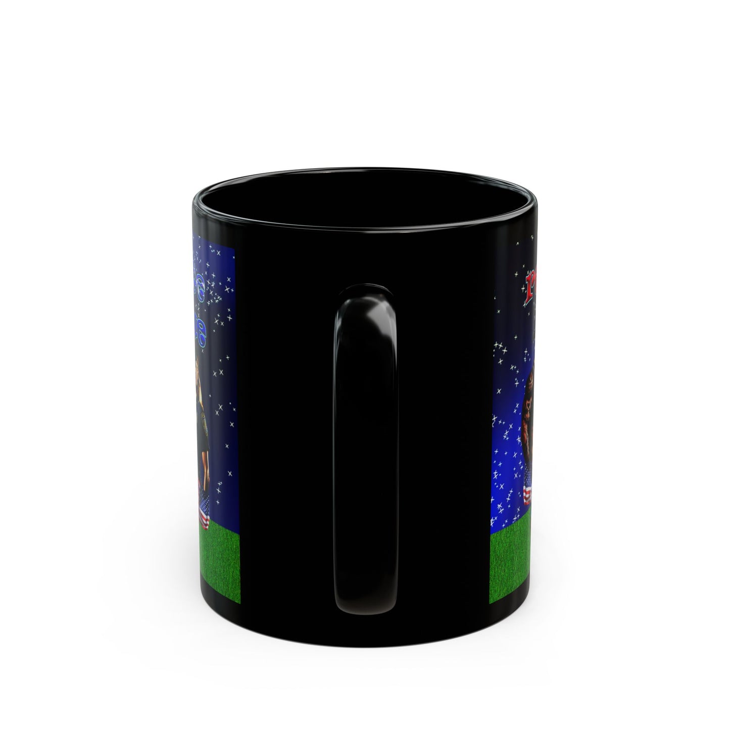 rw&b lives matter - Black Mug ('snoops' background)