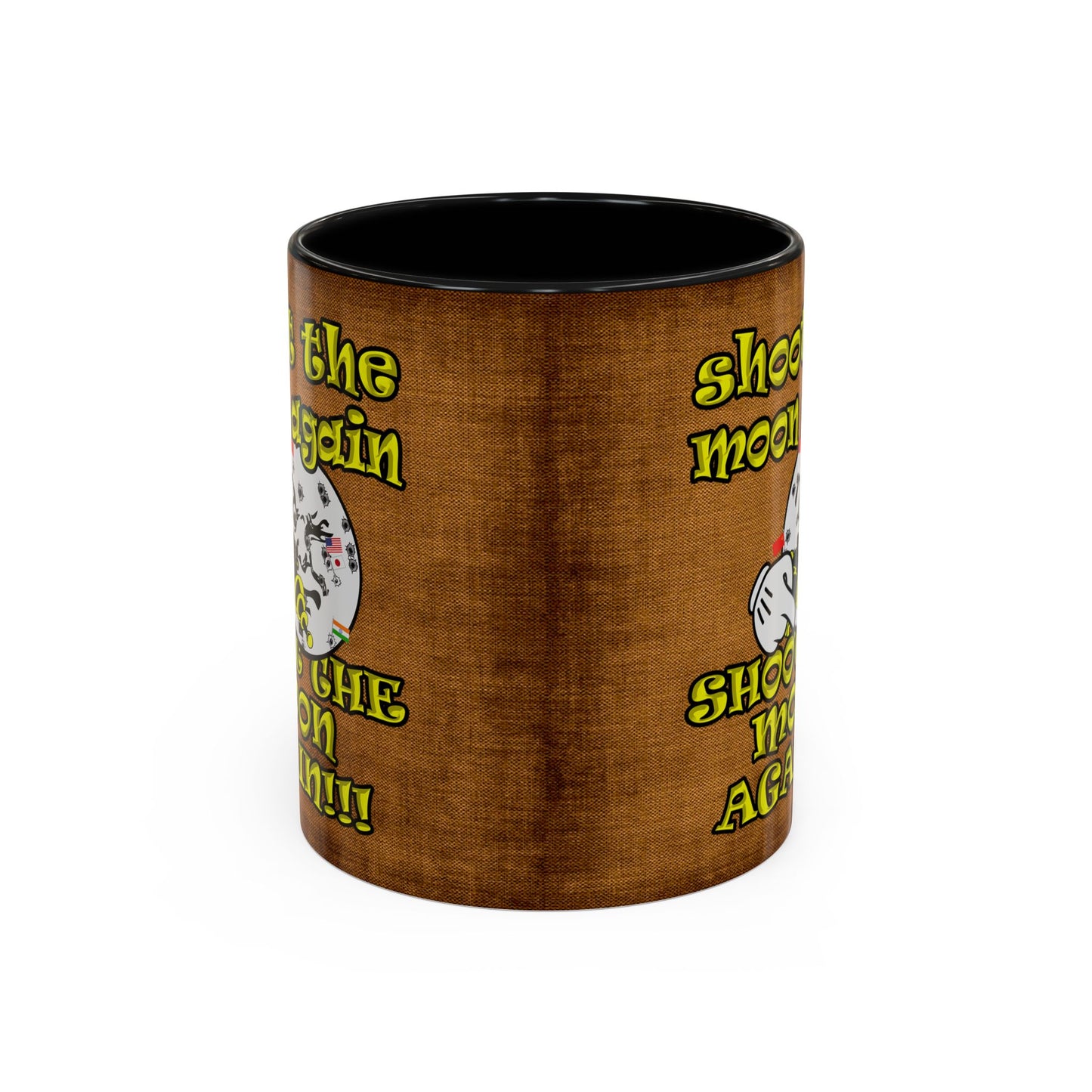 shoot the moon again - Accent Mug (brown papyrus)