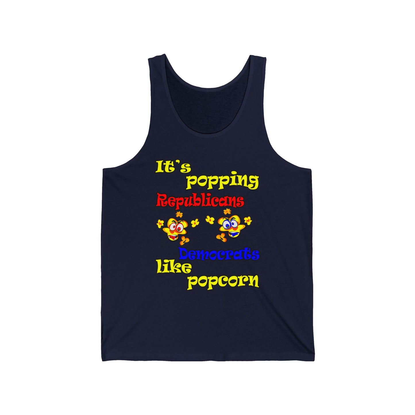 popping like popcorn - Unisex Jersey Tank