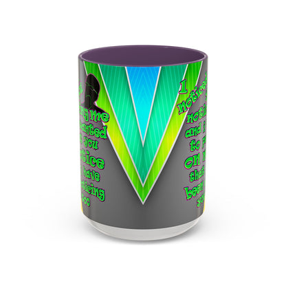 noticed you noticing - Accent Mug (rainbow split)