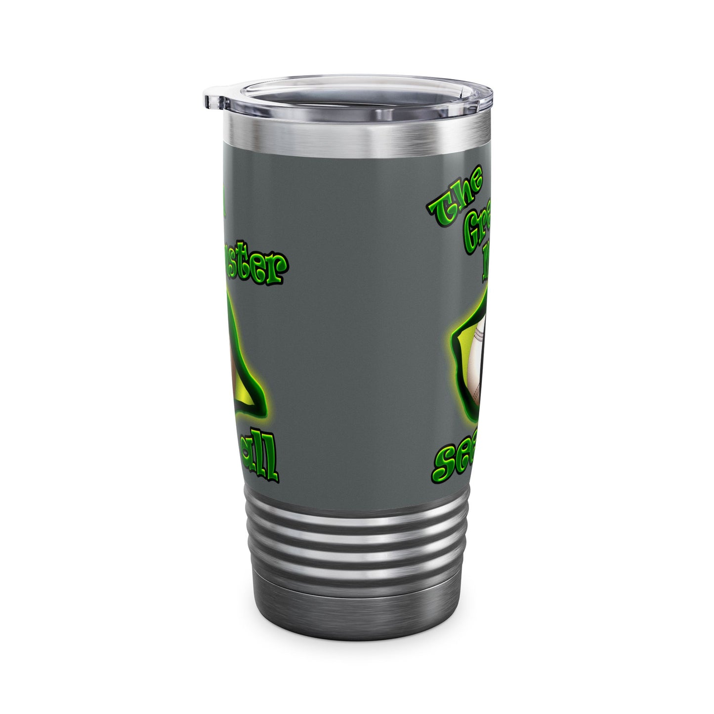 green monster - Ringneck Tumbler, 20oz (dark grey)