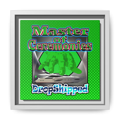 logo - framed canvas art (logo green)
