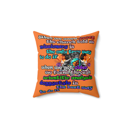 doggystyle - Spun Polyester Square Pillow - (crusta)