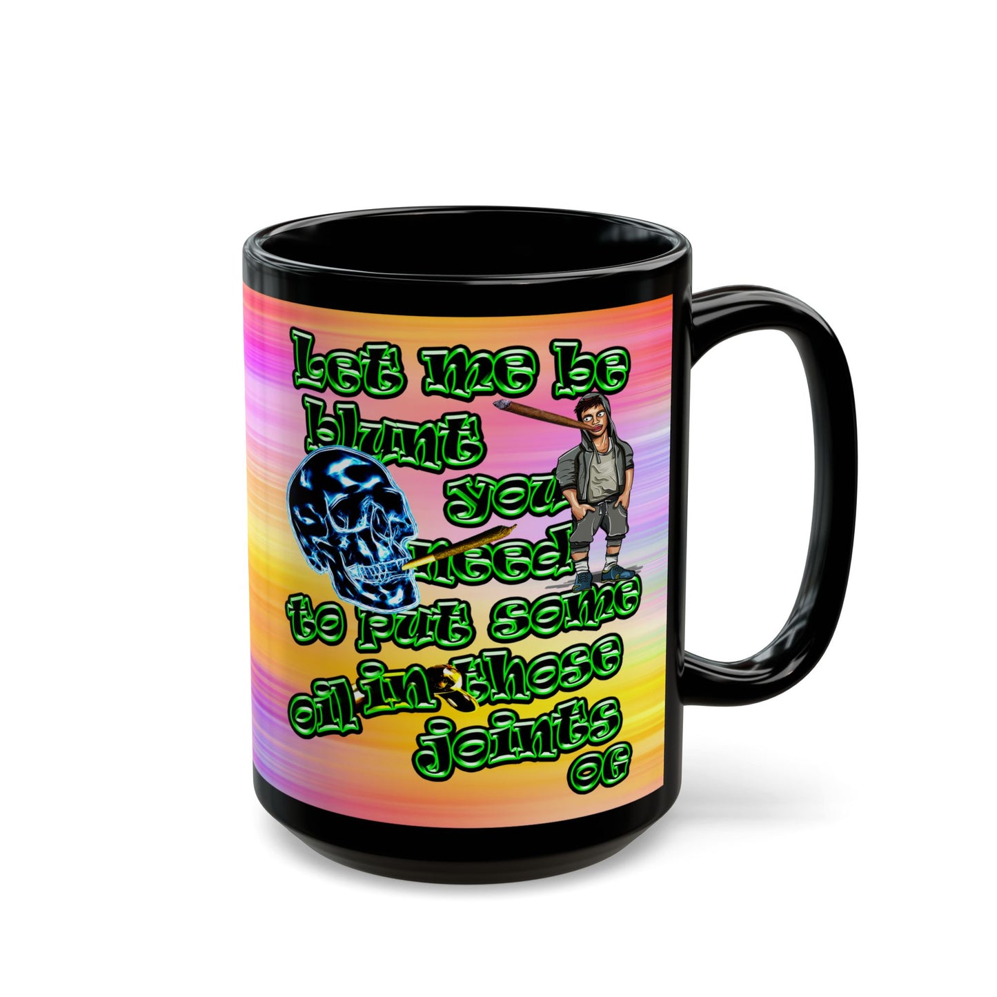og - Black Mug (color blur)