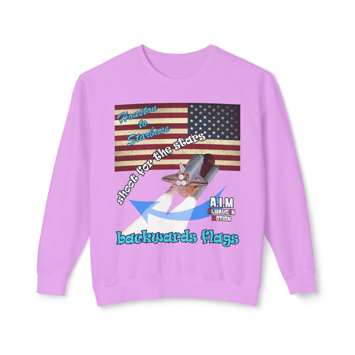 shoot for the stars - Unisex Lightweight Crewneck Sweatshirt