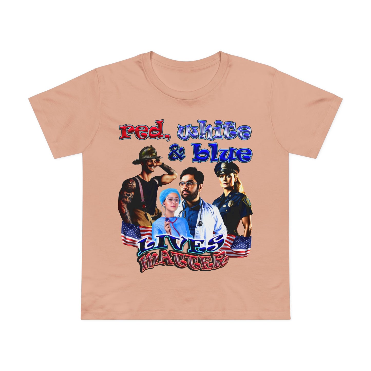 rw&b lives matter - Women’s Maple Tee
