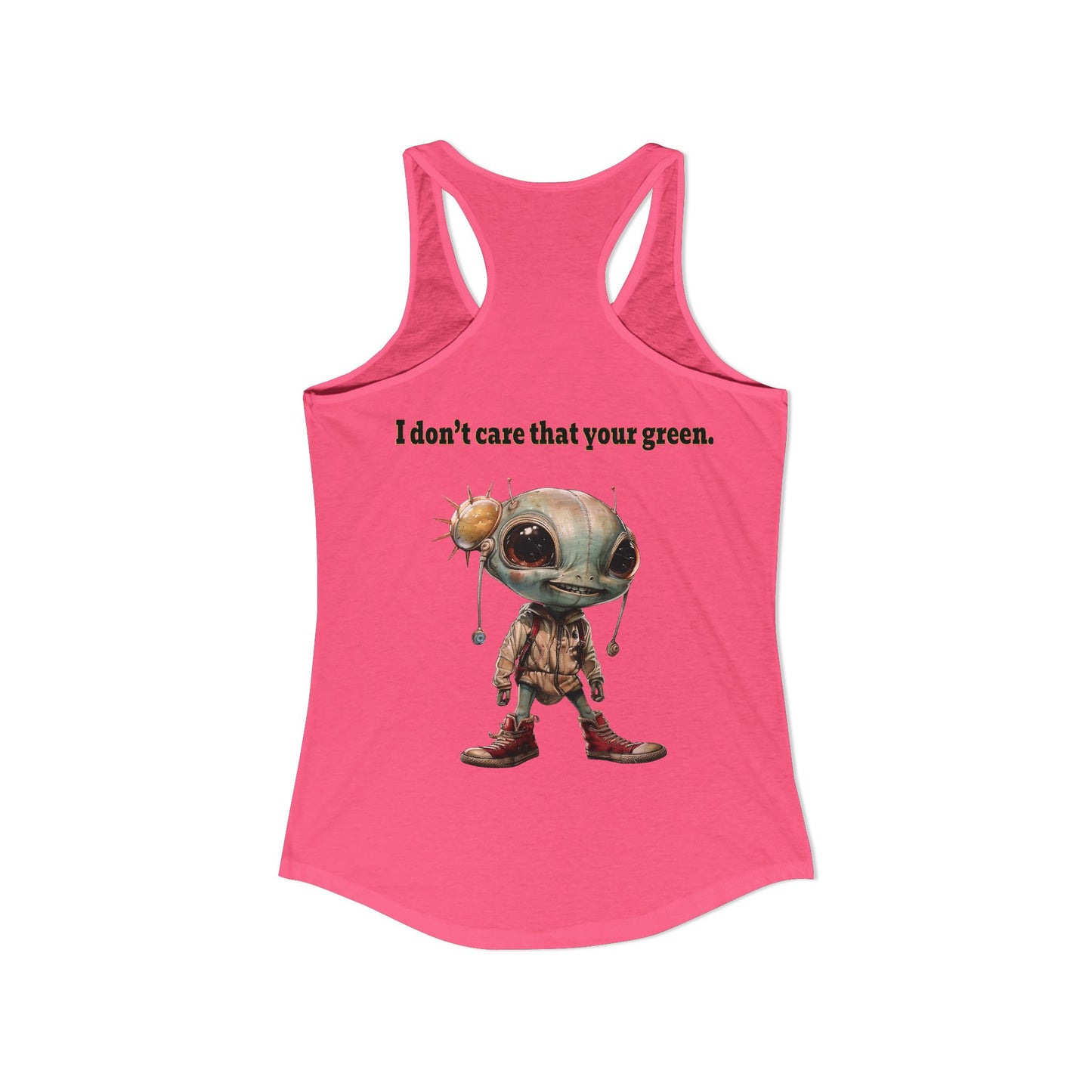 I don't care that your grey - Women's Ideal Racerback Tank