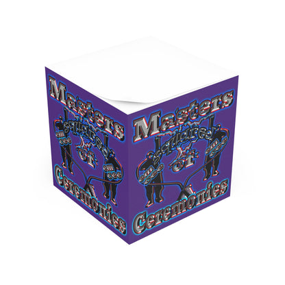 em cee squared - note cube (purple)