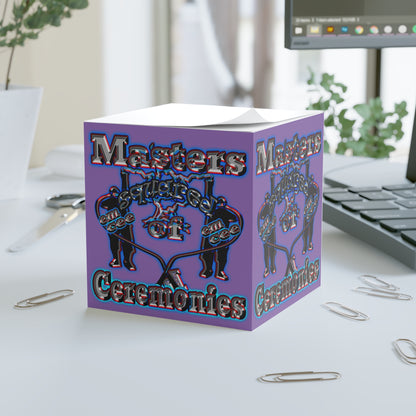 em cee squared - note cube (light purple)