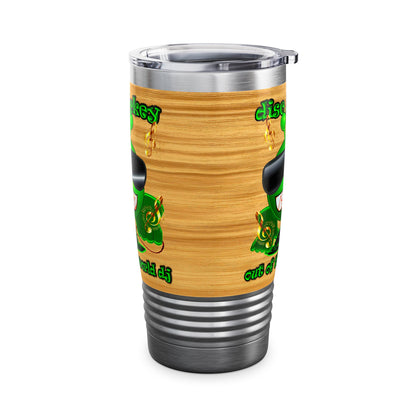 disc jockey - Ringneck Tumbler, 20oz (butterscotch wood finish)