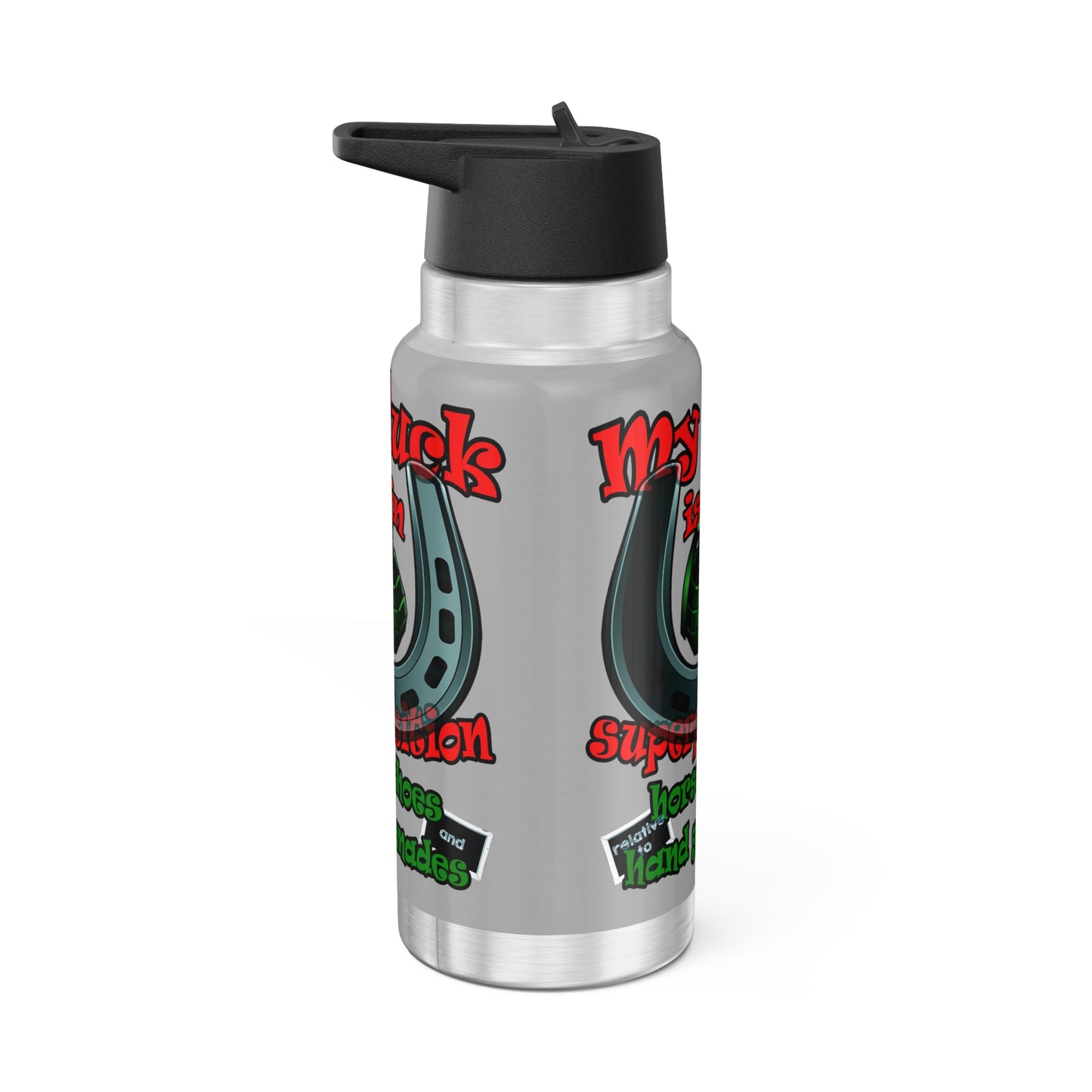 my luck - Gator Tumbler, 32oz (light grey)