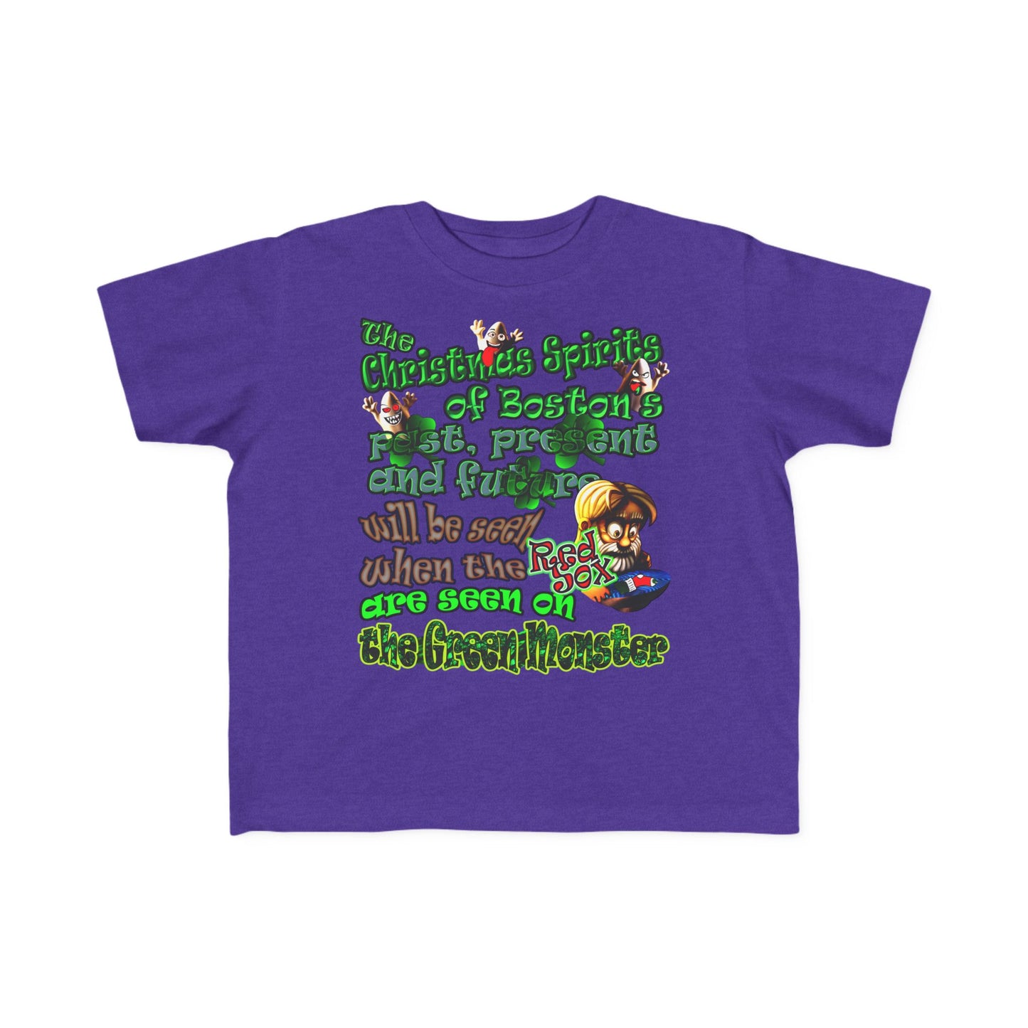 christmas spirits of boston - Toddler's Fine Jersey Tee