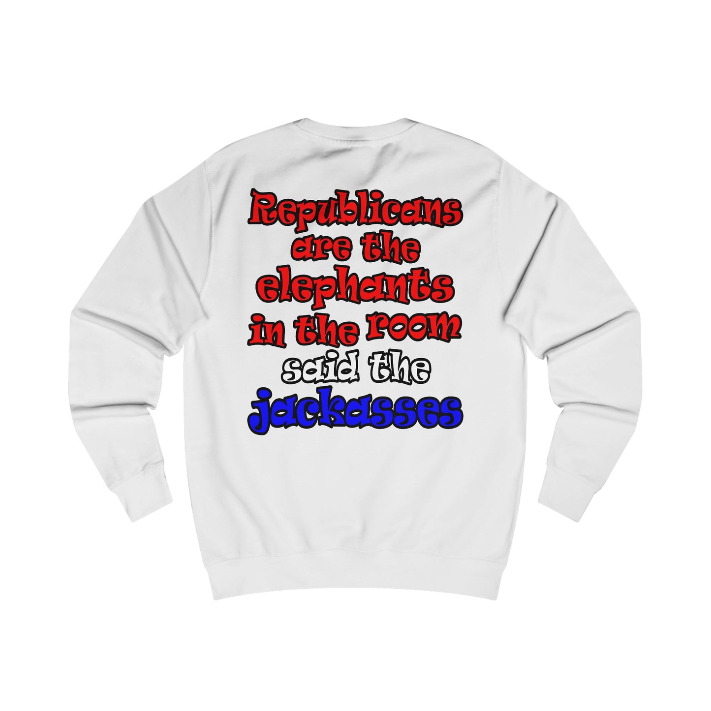 donkeys and elephants - Men's Sweatshirt