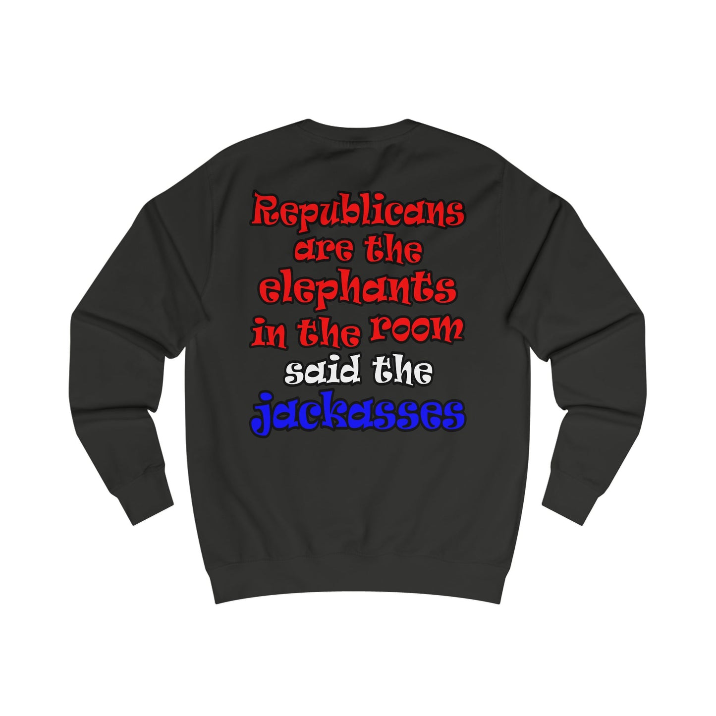 donkeys and elephants - Men's Sweatshirt