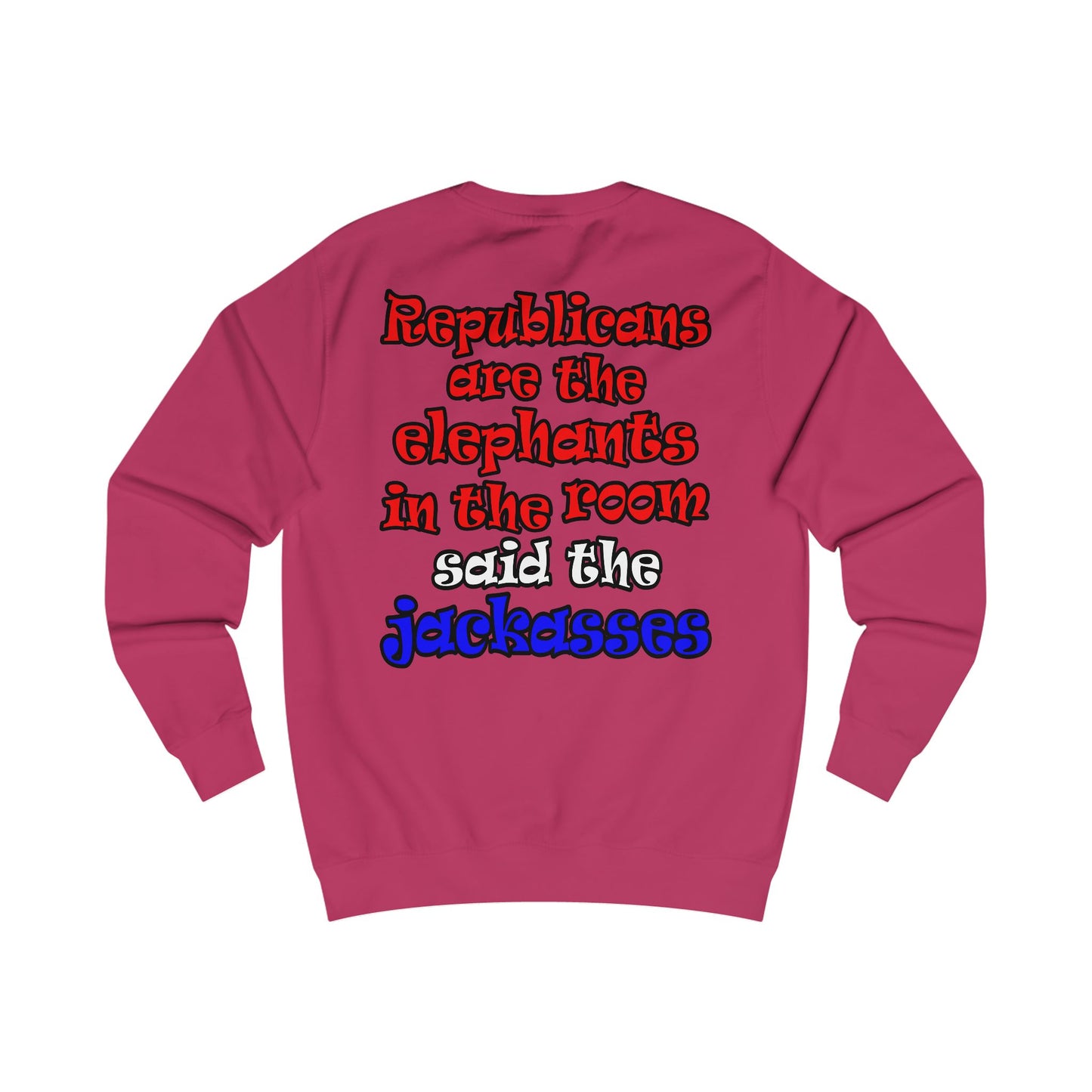 donkeys and elephants - Men's Sweatshirt