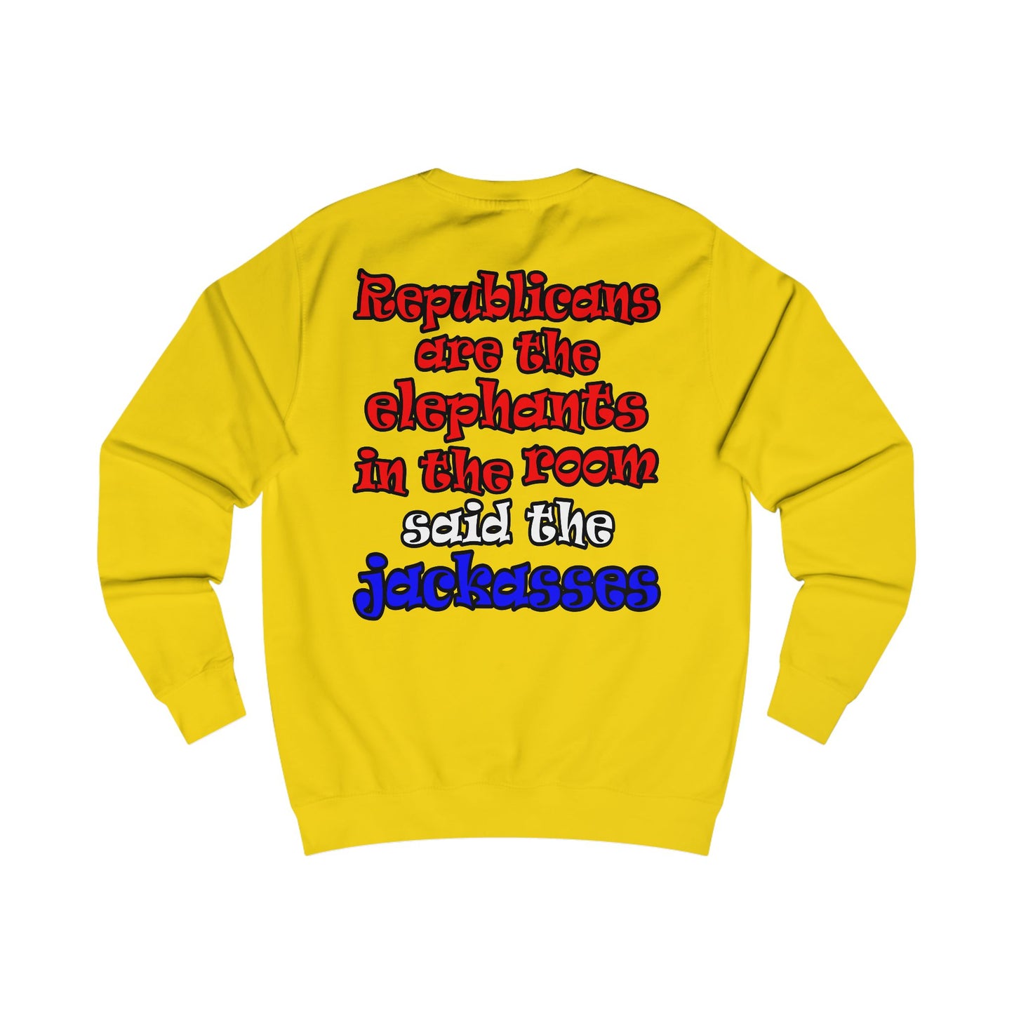 donkeys and elephants - Men's Sweatshirt