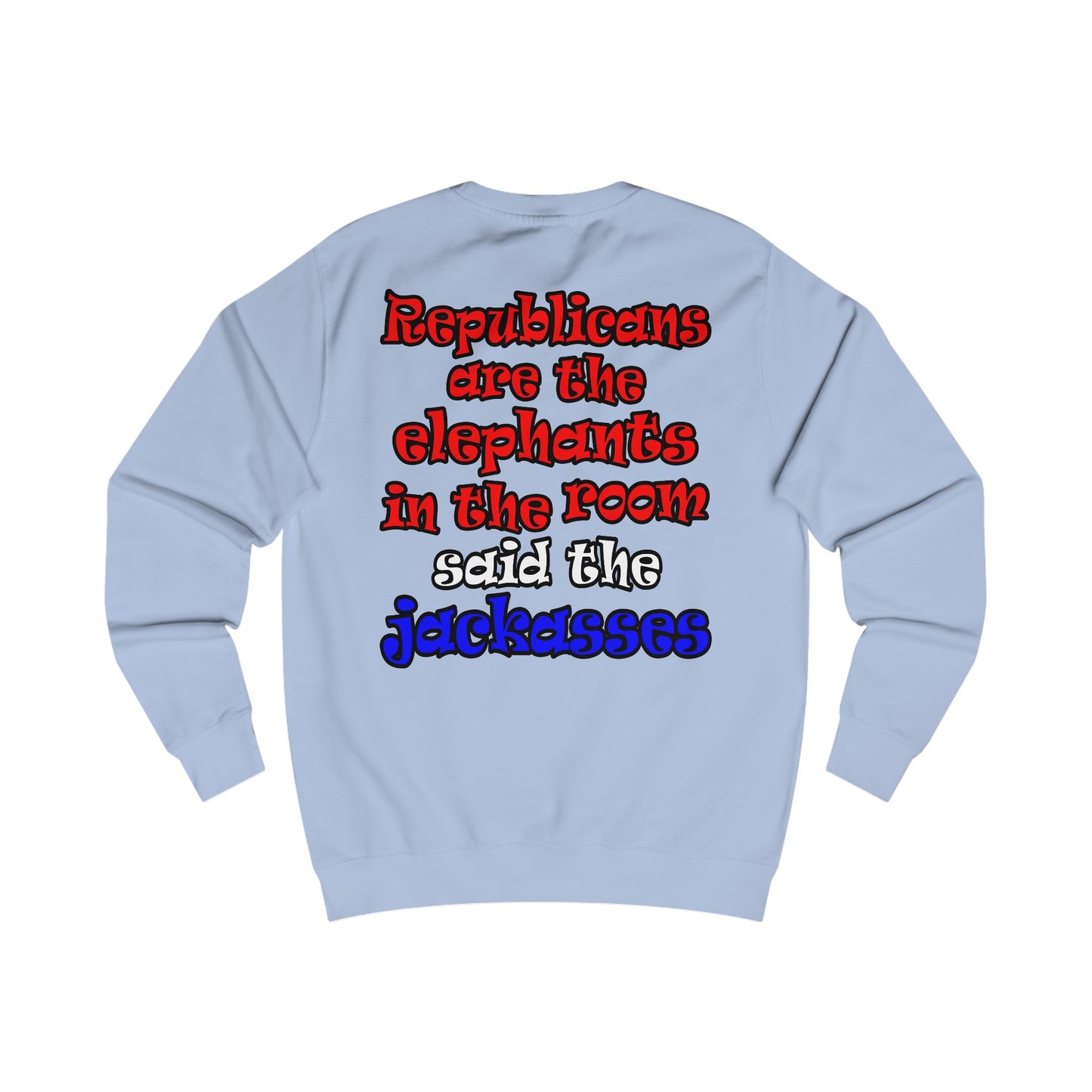 donkeys and elephants - Men's Sweatshirt