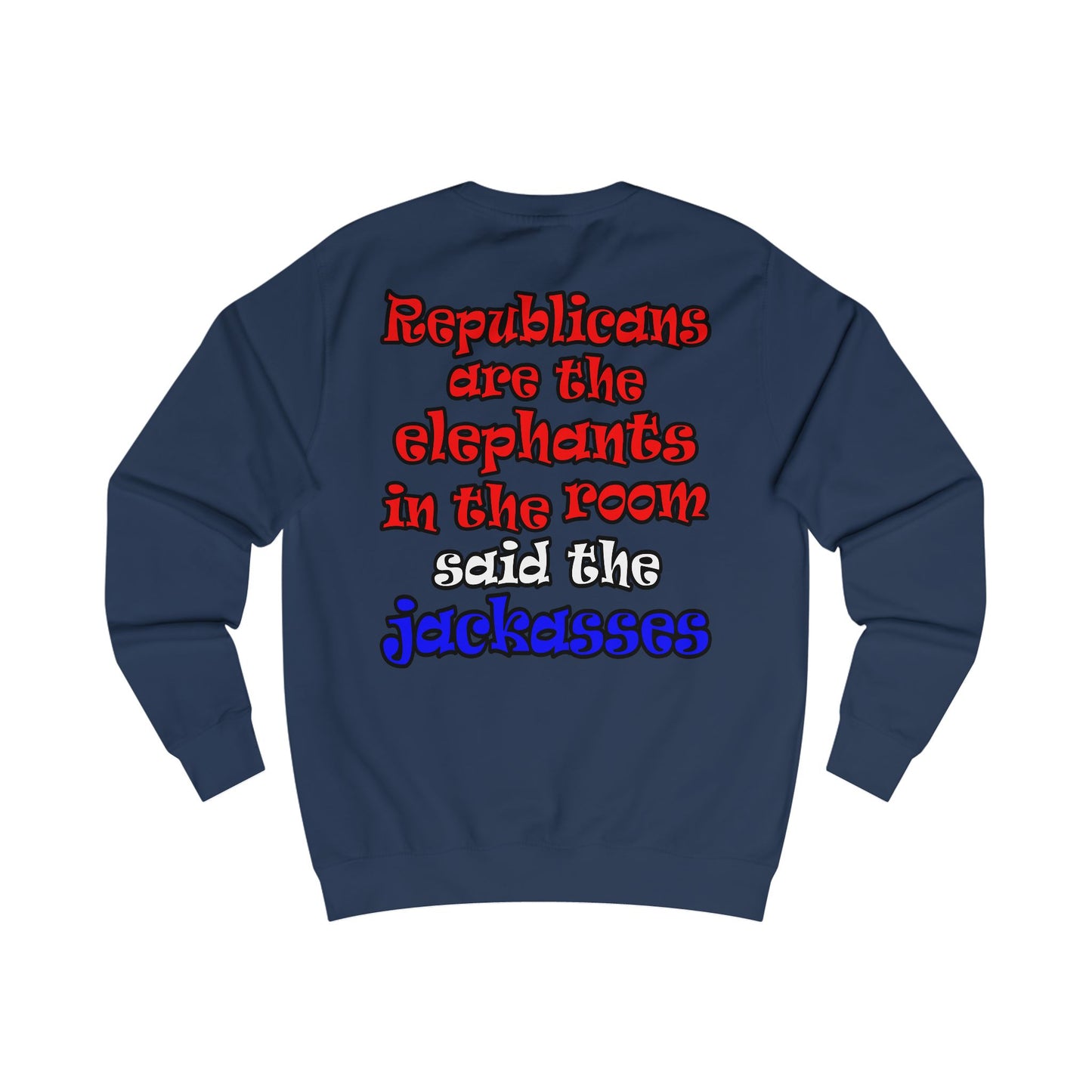 donkeys and elephants - Men's Sweatshirt