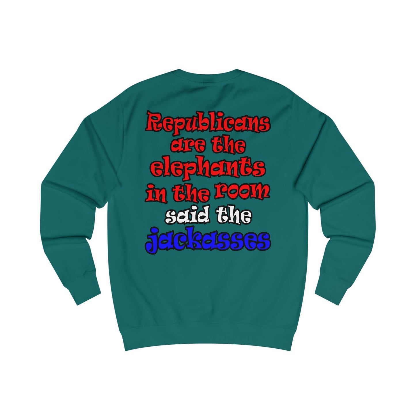 donkeys and elephants - Men's Sweatshirt